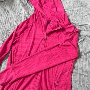 Athleta Bright Pink Zip-Up Jacket